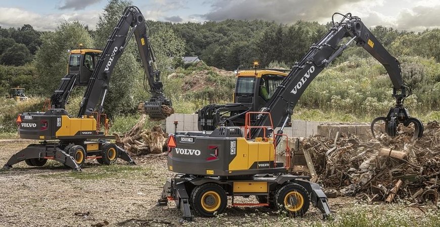 VOLVO AMPLÍA SU GAMA Y EL ALCANCE DE SUS MANIPULADORES DE MATERIALES